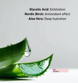 ACIDE GLYCOLIQUE 8% + ALOE VERA + TONIQUE AU BOULEAU